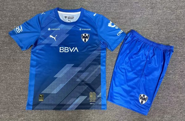 25/26 Monterrey Third Kids 1:1 Quality Soccer Jersey