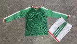 26/27（2026） Mexico  Home  Long sleeved Kids 1:1 Quality Soccer Jersey