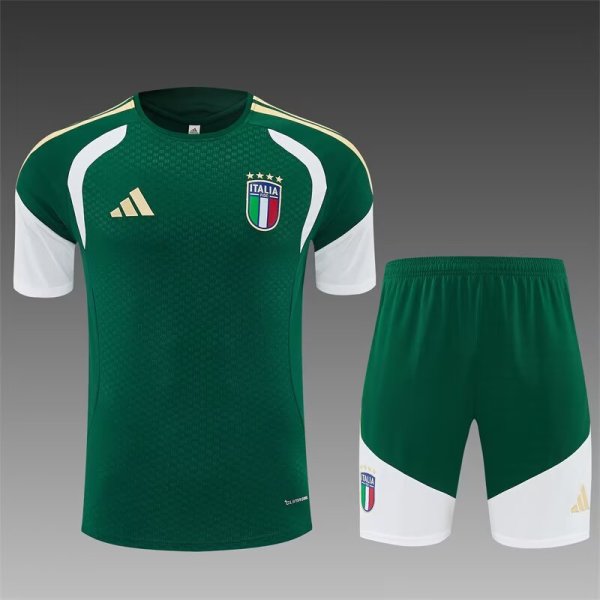 26/27 (2026) Italy Training Green 1:1 Quality Training Jersey（A-Set）