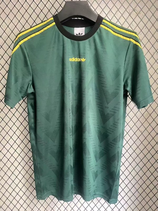 25/26 Adidas Clover T-shirt Green Fans 1:1 Quality  Soccer Jersey
