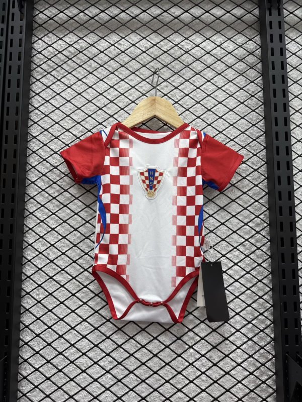 26/27 (2026) Croatia Home Baby Soccer Jersey
