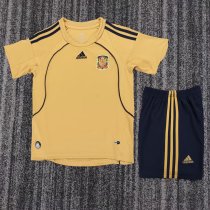 2008 Spain Away Kids Kits  Retro 1:1 Quality Soccer Jersey