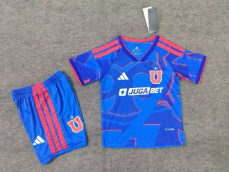 26/27（2026） University of Chile  Home Kids 1:1 Quality Soccer Jersey