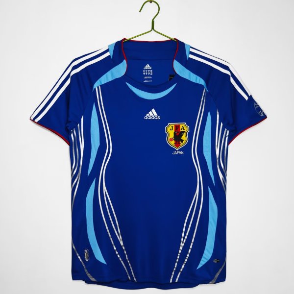2006/2007  Japan  Home  Blue Fans Retro 1:1 Quality  Soccer Jersey