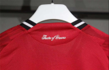 球员版25/26  Manchester United  Home Player Long sleeves1:1 Quality Soccer Jersey