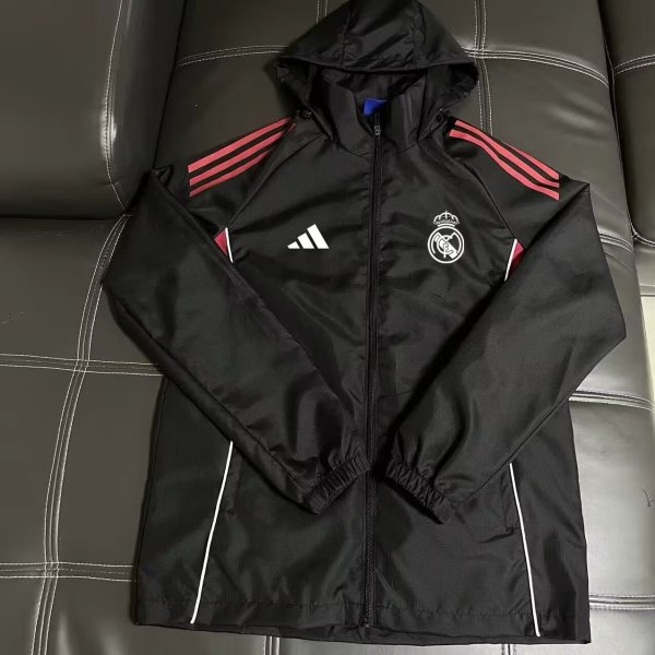 26/27 (2026)  Real Madrid  Black Windbreaker