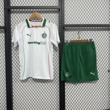 26/27（2026） Palmeiras Away Fans With Pants Sets  1:1 Quality  Soccer Jersey (有广告)