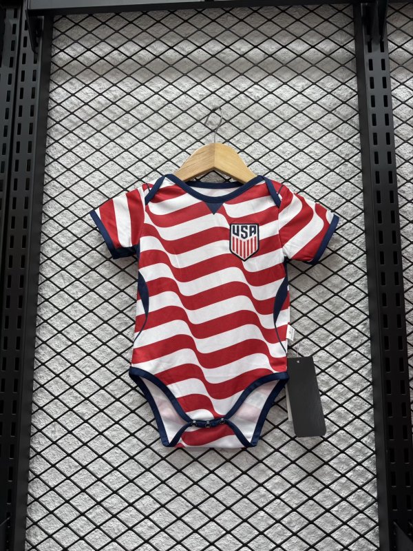 26/27 (2026) USA Home Baby Soccer Jersey