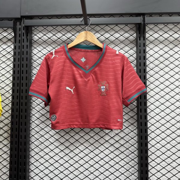 25/26  Portugal  Women Vest   Fans 1:1 Quality Soccer Jersey
