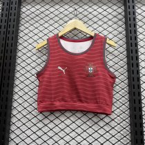 26/27 (2026)  Portugal  Women Vest   Fans 1:1 Quality Soccer Jersey