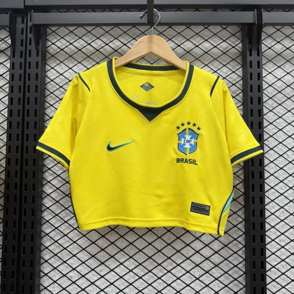 26/27 (2026)  Brazil  Women Vest   Fans 1:1 Quality Soccer Jersey