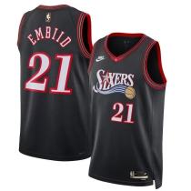 2026 NBA 76ers EMBIID #21 Black 1:1 Quality