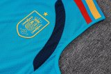 26/27 (2026）Adidas Clover Vest (Spain) Training Blue With Pants Sets Player 1:1 Quality Soccer Jersey