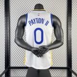 2023 Golden State Warriors V-neck White #0 PAYTON II  1:1 Quality NBA Jersey