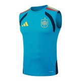26/27 (2026）Adidas Clover Vest (Spain) Training Blue With Pants Sets Player 1:1 Quality Soccer Jersey