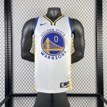 2023 Golden State Warriors V-neck White #0 PAYTON II  1:1 Quality NBA Jersey