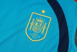 26/27 (2026）Adidas Clover Vest (Spain) Training Blue With Pants Sets Player 1:1 Quality Soccer Jersey