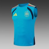 26/27 (2026）Adidas Clover Vest (Spain) Training Blue With Pants Sets Player 1:1 Quality Soccer Jersey