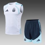 26/27 (2026）Adidas Clover Vest (Argentina ) Training White With Pants Sets Player 1:1 Quality Soccer Jersey