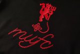 26/27 (2026) Manchester United Black Hooded Long Sleeved 1:1 Training suit
