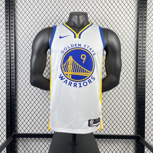2023 Golden State Warriors V-neck White #9 IGUODALA  1:1 Quality NBA Jersey