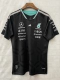2026  F1 Mercedes-Benz Black Short Sleeve Racing Suit 1:1 Quality F1 Jerseys