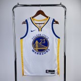 2023 Golden State Warriors V-neck White #23 GREEN 1:1 Quality NBA Jersey