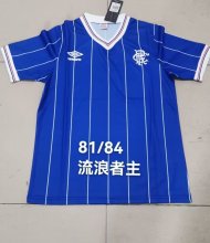 1992/1993 Rangers Home Fans Retro 1:1 Quality Soccer Jersey