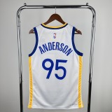 2023 Golden State Warriors white #95 ANDERSON 1:1 Quality NBA Jersey