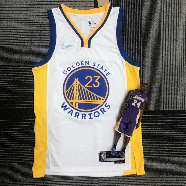 Golden State Warriors White #23 CREEN 1:1  Quality NBA Season Jerseys 75 Year