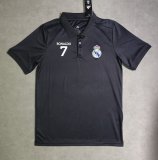 25/26 Real Madrid Polo Fans Black #7 RONALDO Fans 1:1 Quality Soccer Jersey