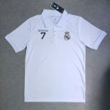25/26 Real Madrid Polo Fans White #7 RONALDO Fans 1:1 Quality Soccer Jersey