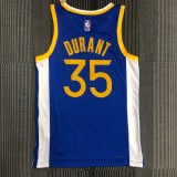 Golden State Warriors Blue V-Neck #35 DURANT 1:1  Quality NBA Season Jerseys 75 Year