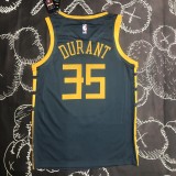 2018 Golden State Warriors Grey Retro #35 DURANT   1:1  Quality NBA Season Jerseys