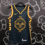 2018 Golden State Warriors Grey Retro #22 WIGGINS 1:1  Quality NBA Season Jerseys