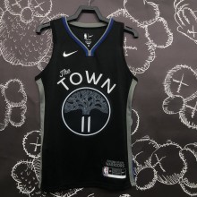 2020 Golden State Warriors Grey Retro #11 THOMPSON  1:1  Quality NBA Season Jerseys