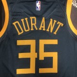 2018 Golden State Warriors Grey Retro #35 DURANT   1:1  Quality NBA Season Jerseys