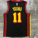 2026 Hawks YOUNG #11 Black 1:1 Quality NBA Jersey