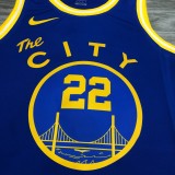 2021 Golden State Warriors Blue Tram City Edition #22 WIGGINS 1:1  Quality NBA Season Jerseys