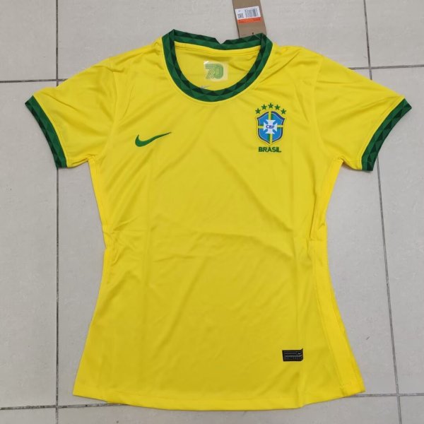 2020/2021 Brazil  Home  Women  Fans 1:1 Quality Soccer Jersey