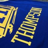2021 Golden State Warriors Blue Tram City Edition #11 THOMPSON 1:1  Quality NBA Season Jerseys
