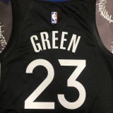 2020 Golden State Warriors Grey Retro #23 GREEN 1:1  Quality NBA Season Jerseys
