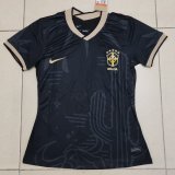 2023/2024 Brazil Training Black  Women  Fans 1:1 Quality Soccer Jersey