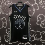 2020 Golden State Warriors Grey Retro #3 POOLE 1:1  Quality NBA Season Jerseys