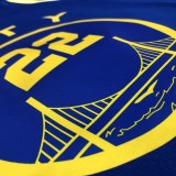 2021 Golden State Warriors Blue Tram City Edition #22 WIGGINS 1:1  Quality NBA Season Jerseys