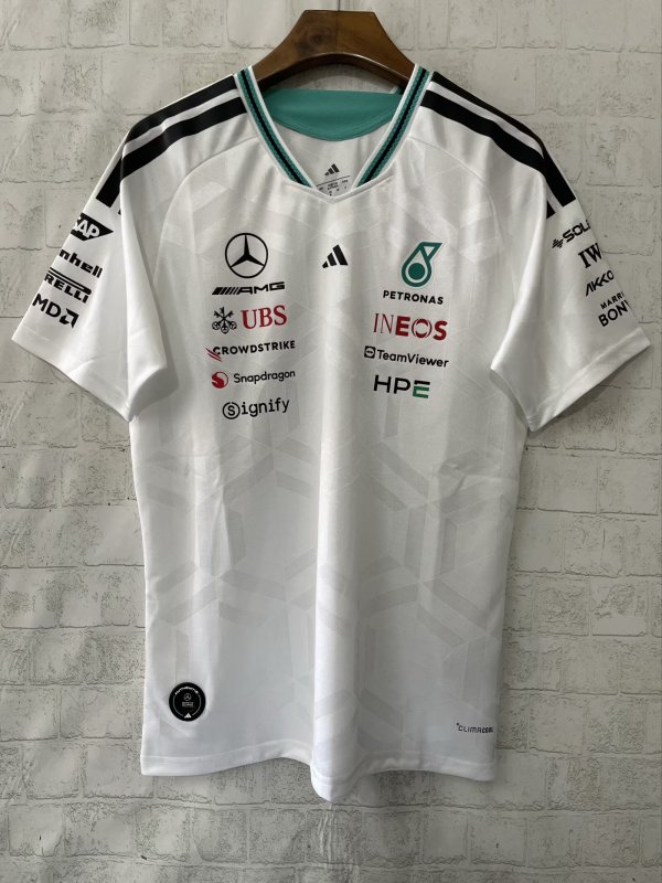 2026  F1 Mercedes-Benz Black Short Sleeve Racing Suit 1:1 Quality F1 Jerseys