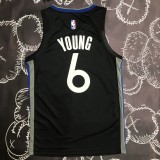 2020 Golden State Warriors Grey Retro #6 YOUNG 1:1  Quality NBA Season Jerseys