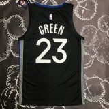2020 Golden State Warriors Grey Retro #23 GREEN 1:1  Quality NBA Season Jerseys