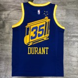 2021 Golden State Warriors Blue Tram City Edition #35 DURANT 1:1  Quality NBA Season Jerseys