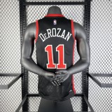 2024 Chicago Bulls Black City Edition #11 DEROZAN 1:1  Quality NBA Season Jerseys